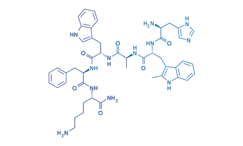 Hexarelin Estructura Quimica